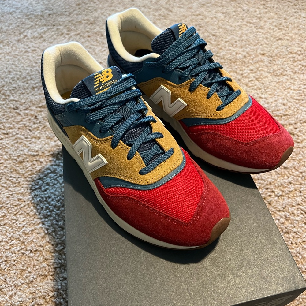 New Balance 997 Red, Blue, Yellow Unisex